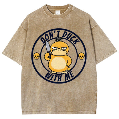 Don't Duck With Me Vintage Distressed T-shirt