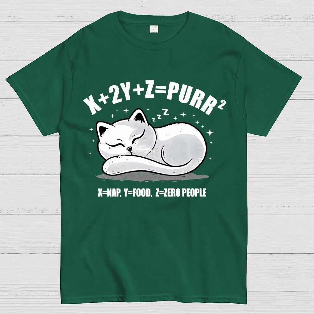 Purrfect Equation Geek T-Shirt