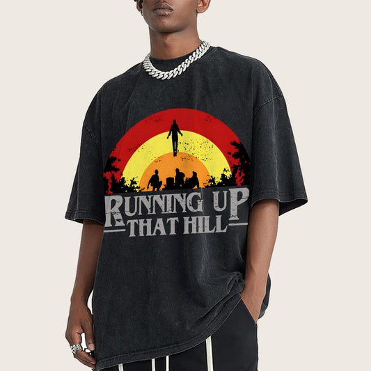 Running Up That Hill Vintage Distressed T-shirt