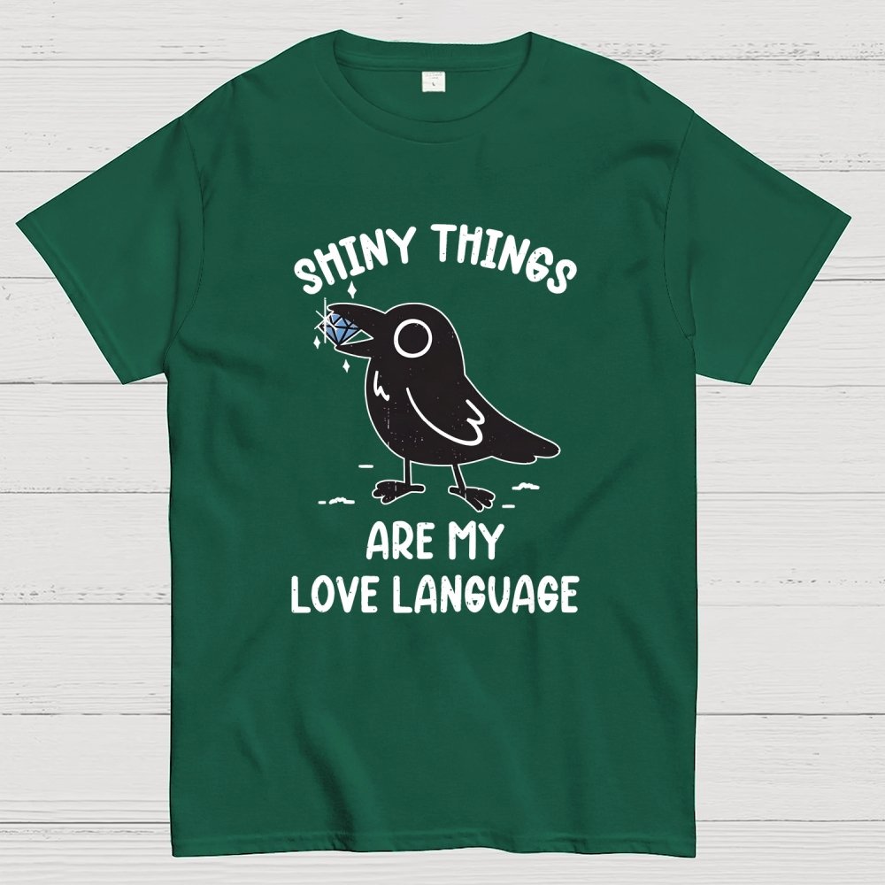 Crow Love Shiny Geek T-Shirt