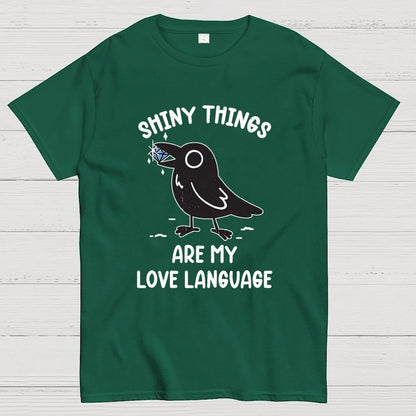 Crow Love Shiny Geek T-Shirt