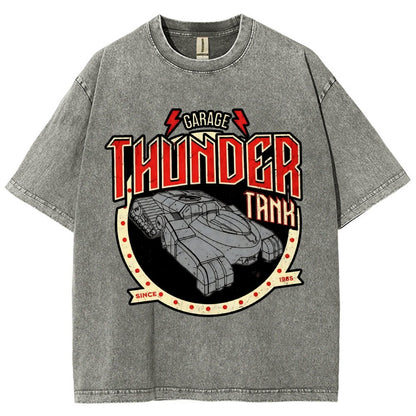 Thunder Tank Garage Buy Now Vintage Distressed T-shirt