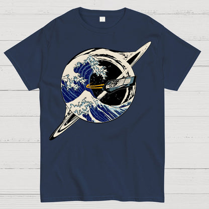 Interstellar Kanagawa Wave Geek T-Shirt