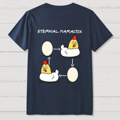 Eternal Paradox Nerdy Front And Back Printing Geek T-Shirt