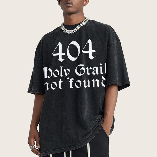Holy Grail Not Found Vintage Distressed T-shirt