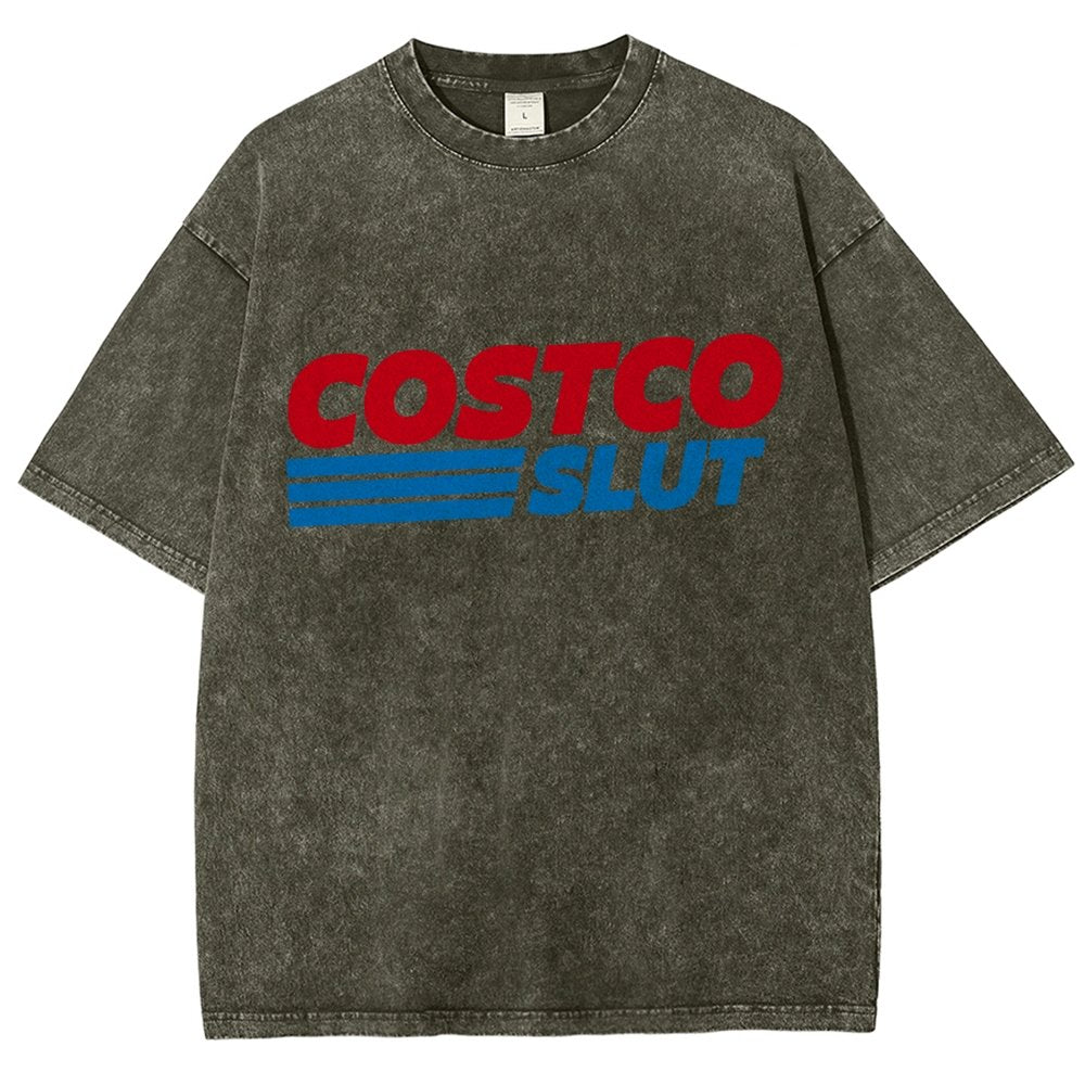 Costco Slut Vintage Distressed T-shirt