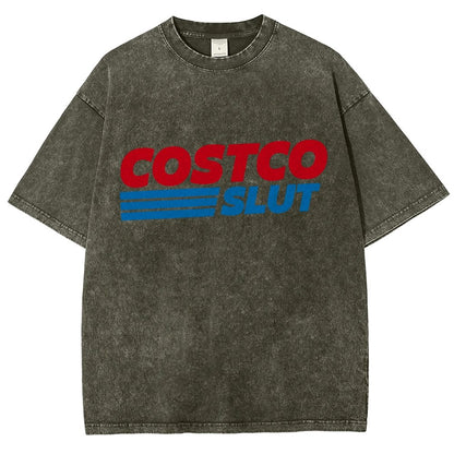 Costco Slut Vintage Distressed T-shirt