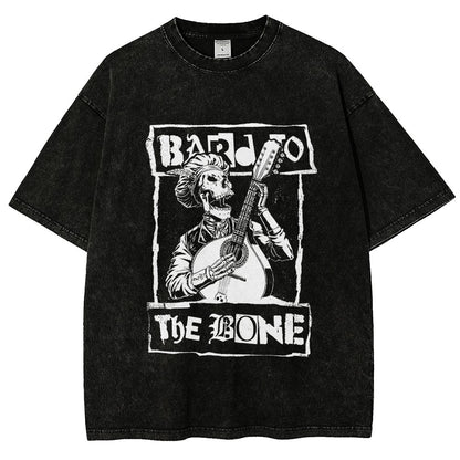 Bard To The Bone Vintage Distressed T-shirt