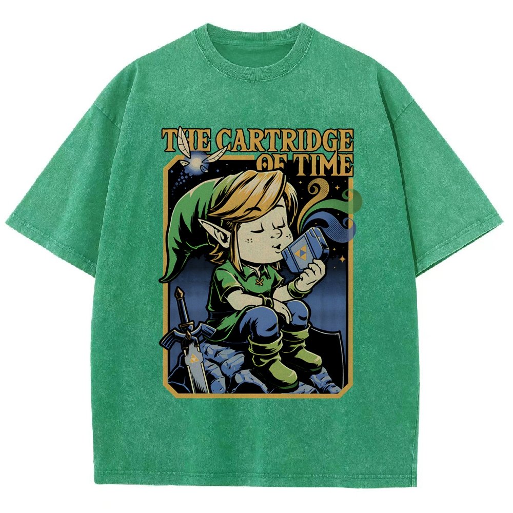 Vintage Game Elf Vintage Distressed T-shirt
