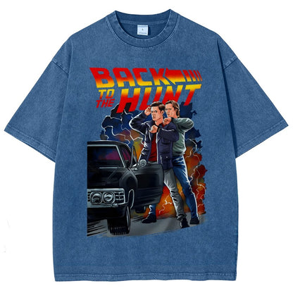 Back To The Hunt Vintage Distressed T-shirt