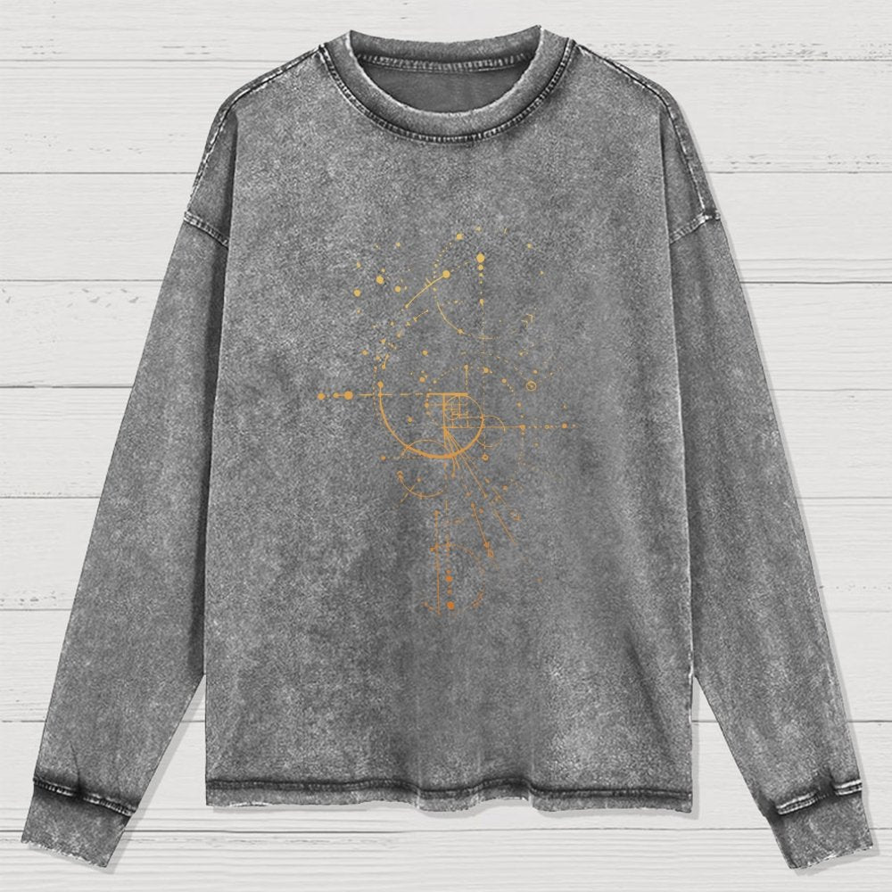 Fibonacci Washed Long Sleeve Tee