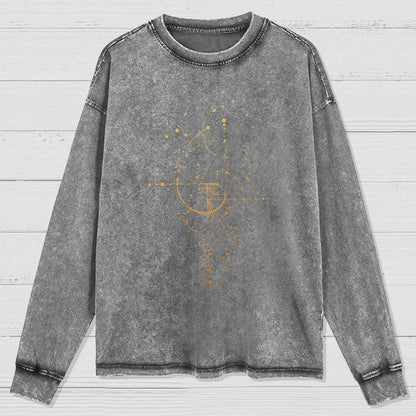 Fibonacci Washed Long Sleeve Tee