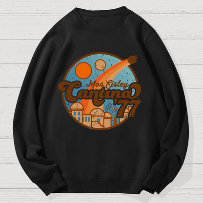 Vintage Hangout 77 Geek Cotton Sweatshirt