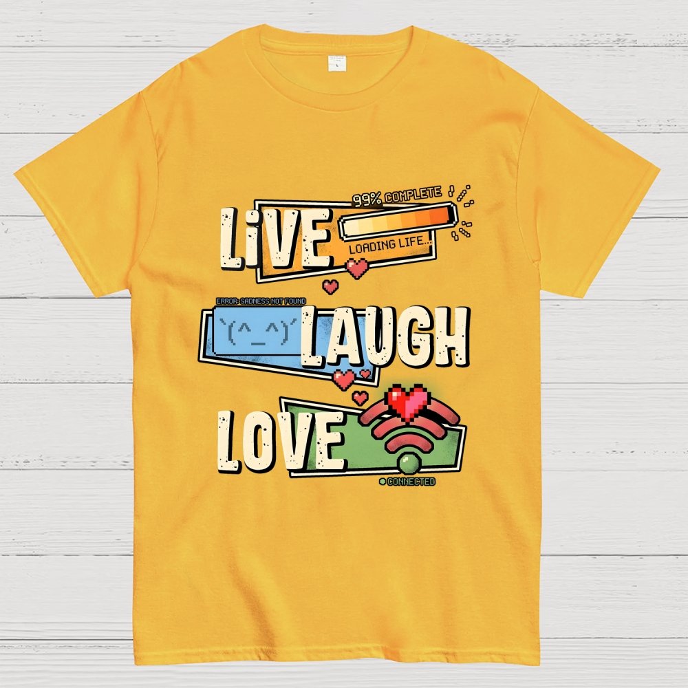 Live, Laugh, Love Geek T-Shirt