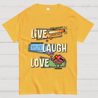 Live, Laugh, Love Geek T-Shirt