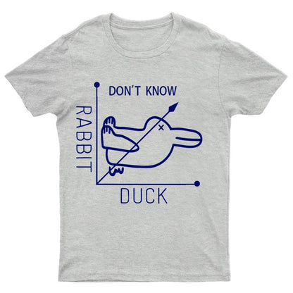 Rabbit or Duck - Don't know - Math Graph Geeky T-Shirt