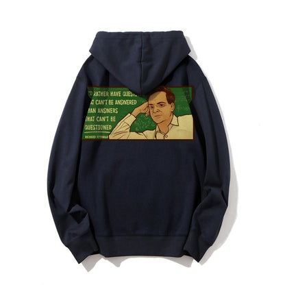 Feynman Science Printed Back Cotton Hoodie