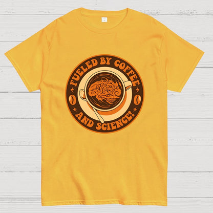 Fueled By Coffee And Science Geek T-Shirt