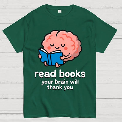 Books for your Brain Geek T-Shirt
