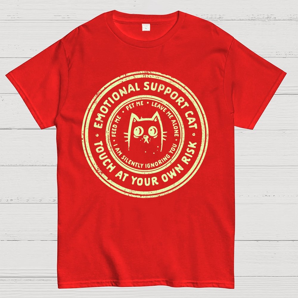 Emotional Support Cat Geek T-Shirt