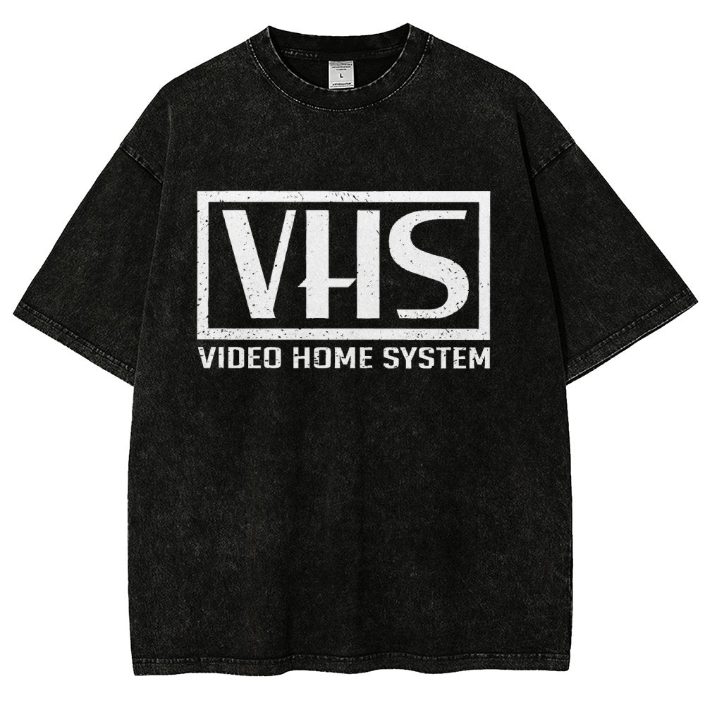 Video Home System Vintage Distressed T-shirt