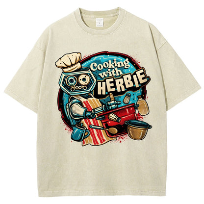 Cooking With Buddy Vintage Distressed T-shirt
