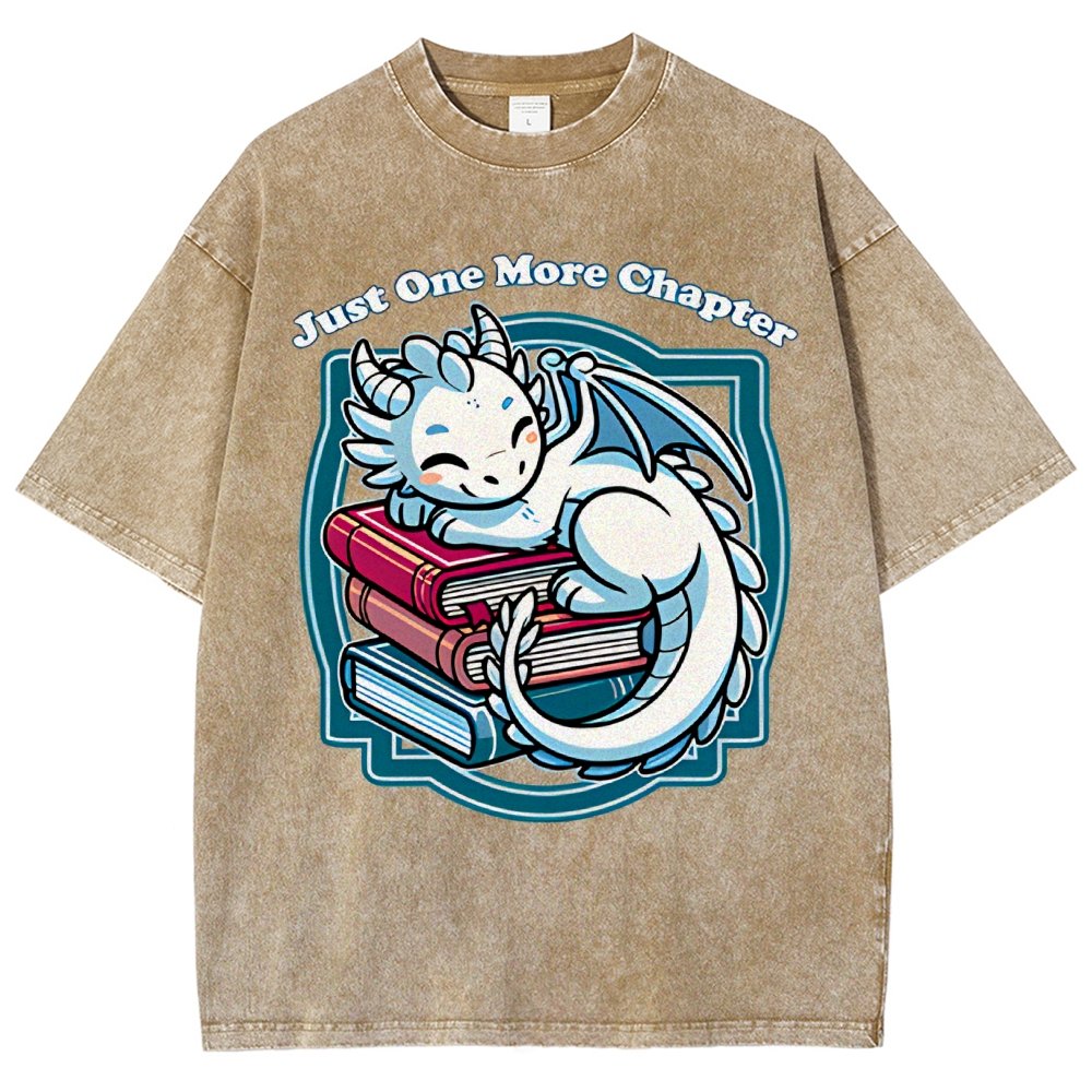 Just One More Chapter Vintage Distressed T-shirt
