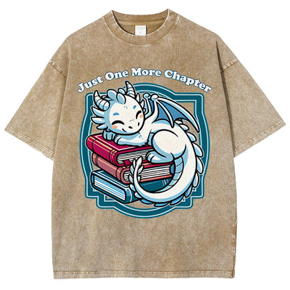 Just One More Chapter Vintage Distressed T-shirt