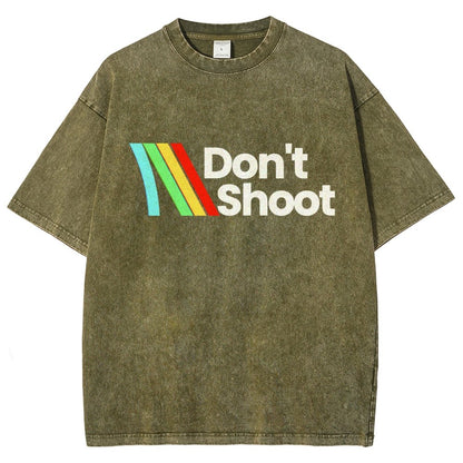 Don't Shoot Vintage Distressed T-shirt