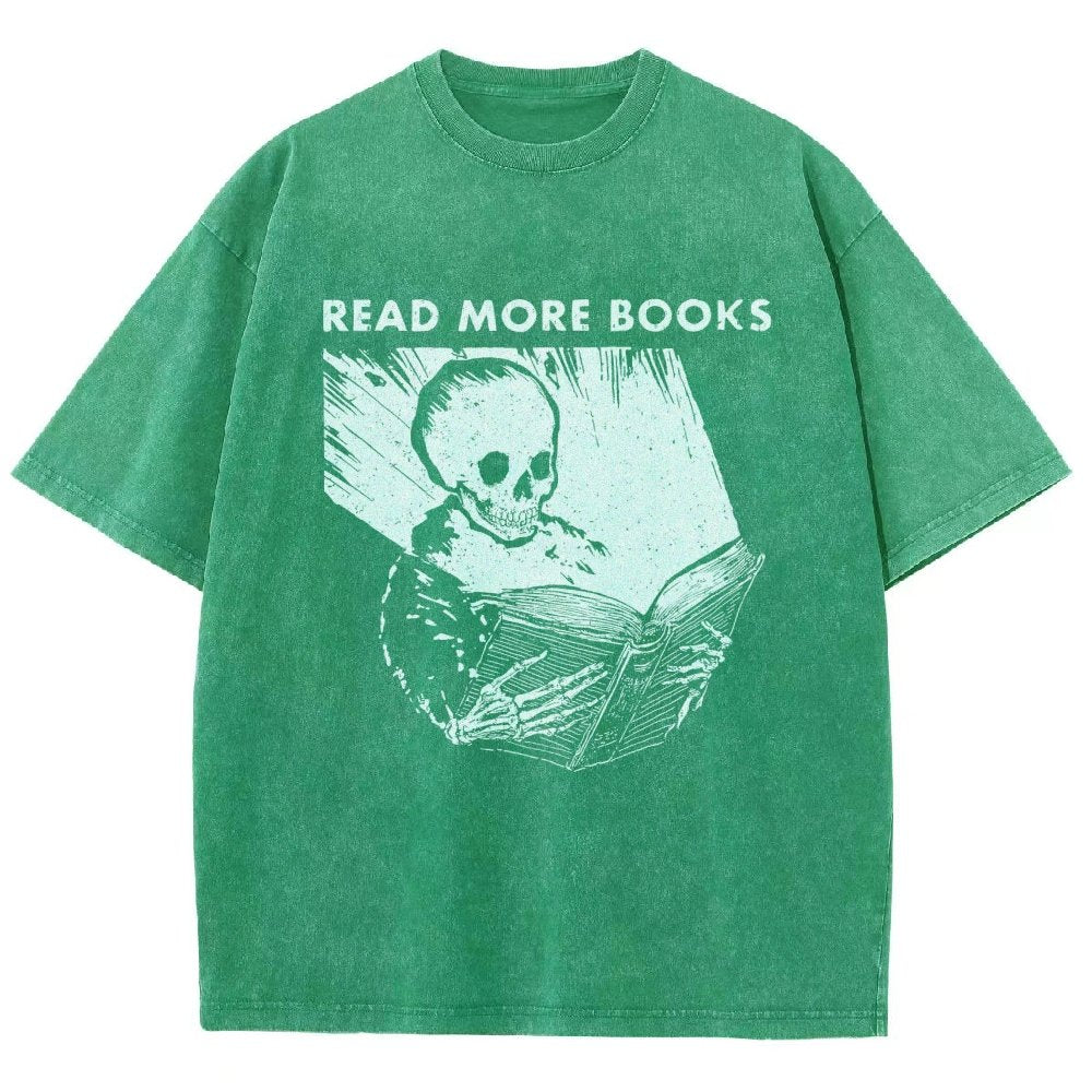 Read More Books  Vintage Distressed T-shirt