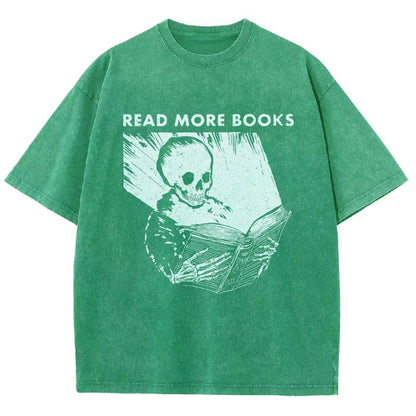 Read More Books  Vintage Distressed T-shirt