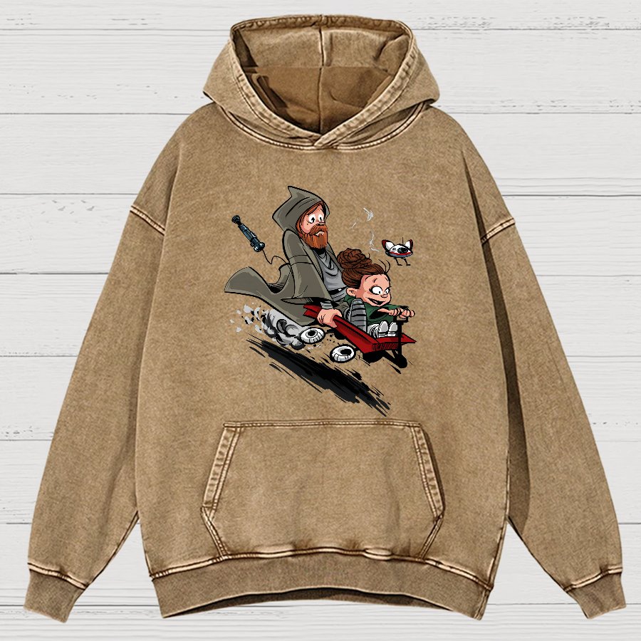 Ben And The Princess Vintage Distressed Hoodie