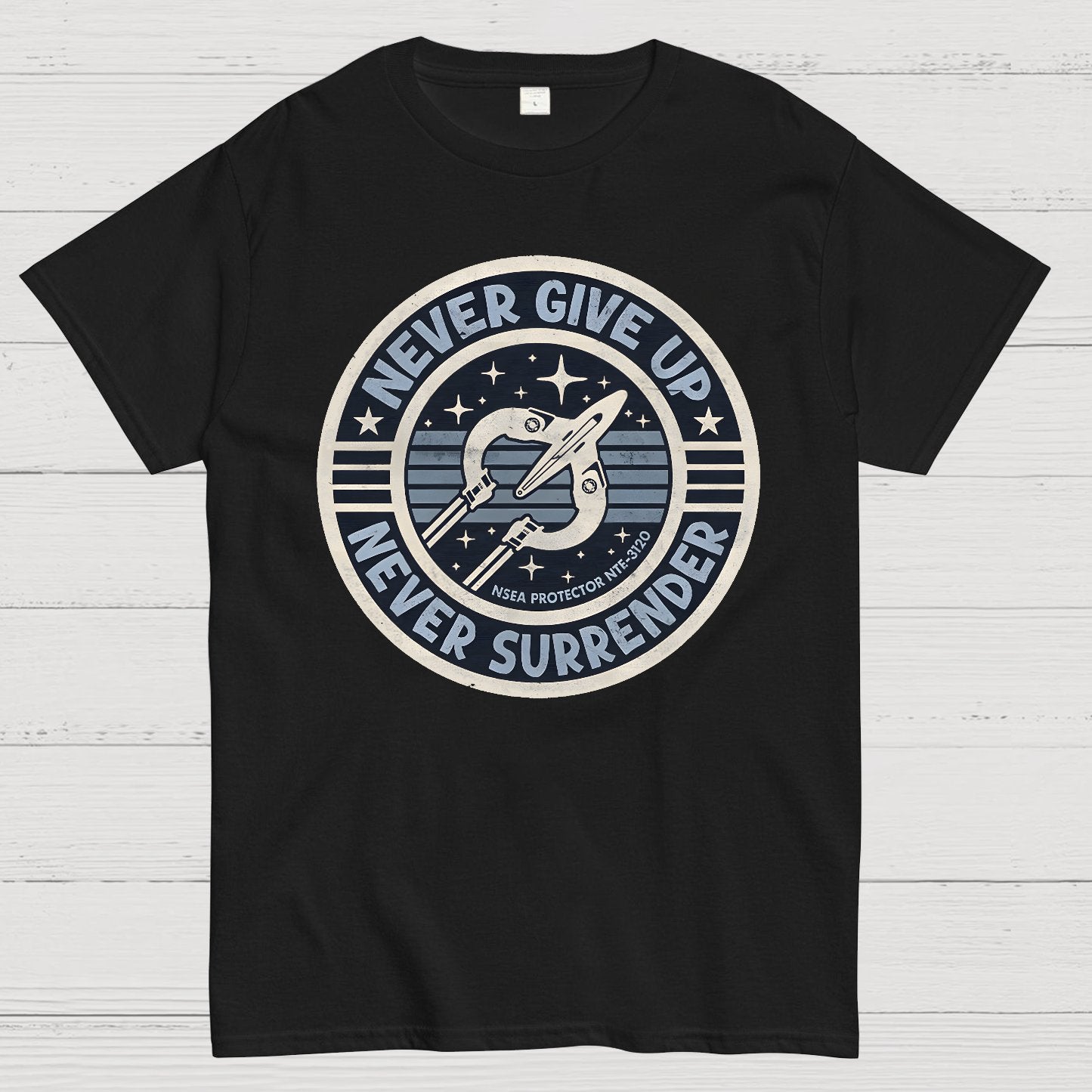 Never Give Up, Never Surrender! Geek T-Shirt