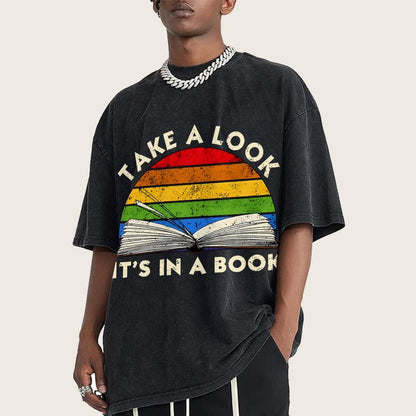 Take a Look Vintage Distressed T-shirt