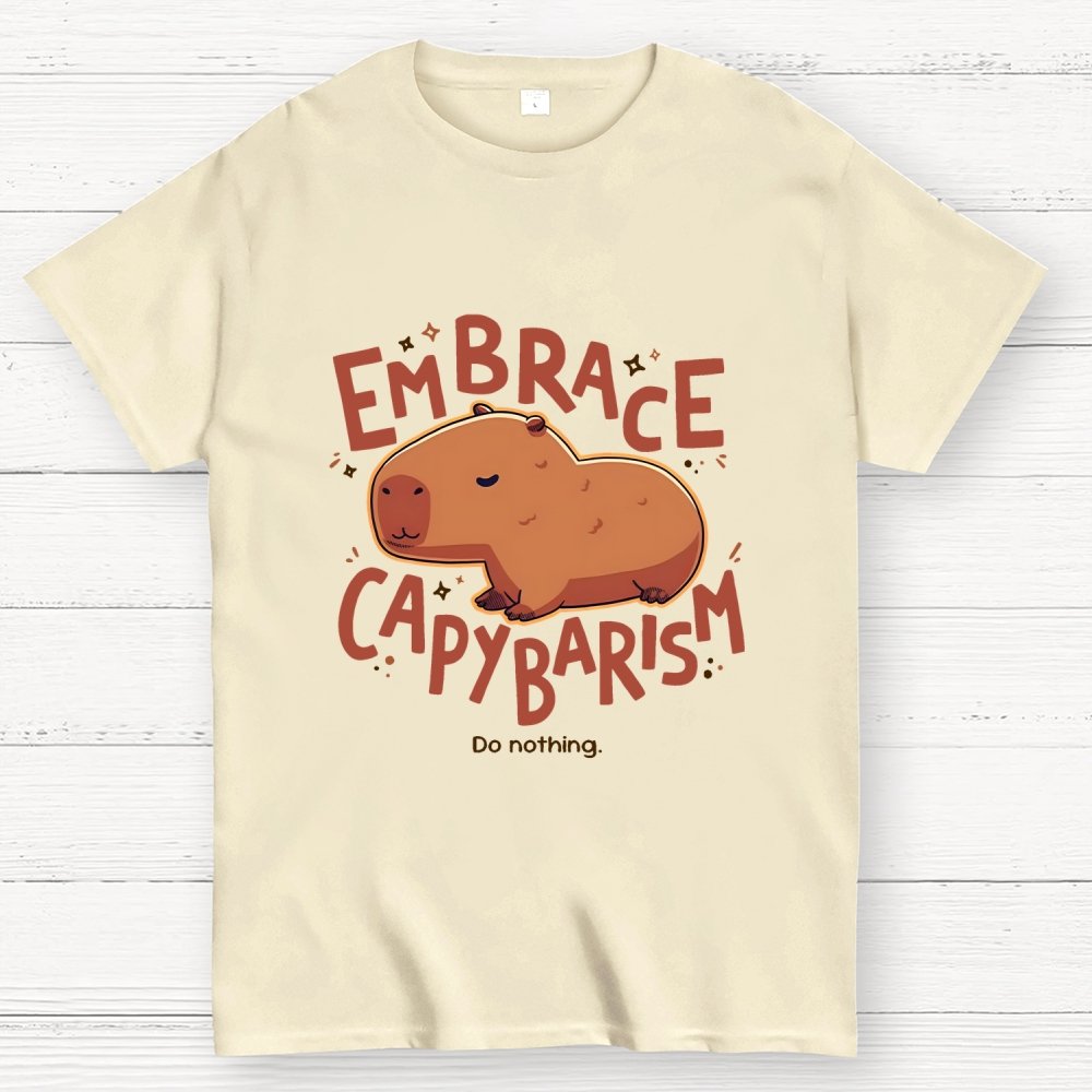 Capybarism Do nothing Geek T-Shirt