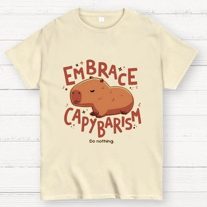 Capybarism Do nothing Geek T-Shirt