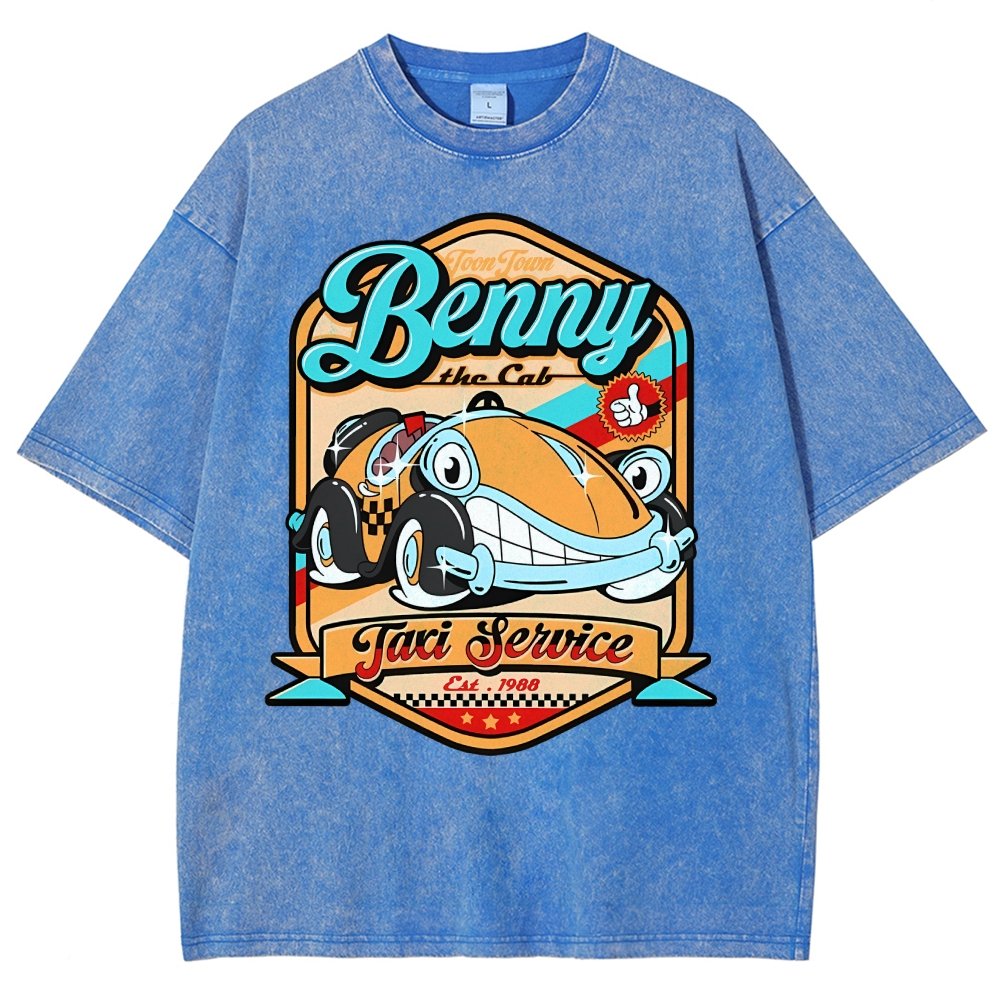 Buddy The Cab Vintage Distressed T-shirt
