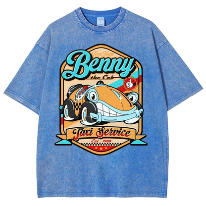 Buddy The Cab Vintage Distressed T-shirt