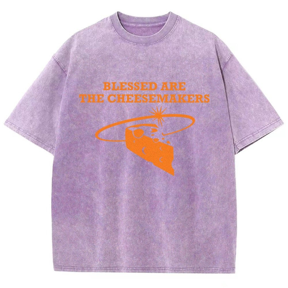 Blessed Are The Cheesemakers Vintage Distressed T-shirt