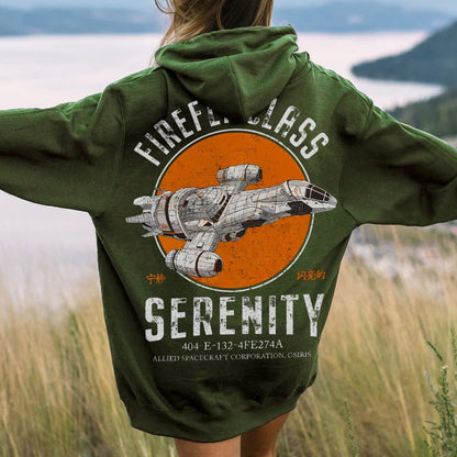 Retro Smugglers Nerdy Printed Back Cotton Hoodie