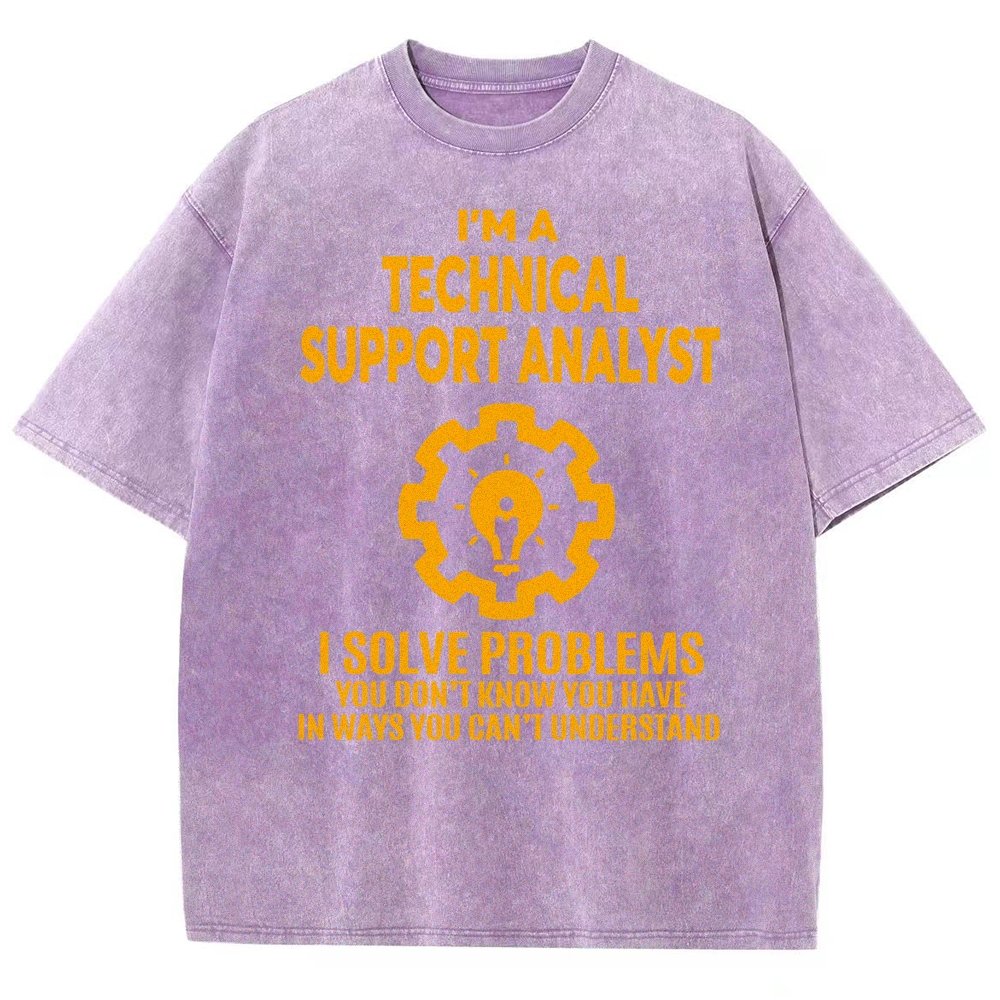 Technical Support Analyst Vintage Distressed T-shirt