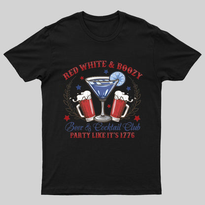 4th of July Social Club  America Nerdy T-Shirt
