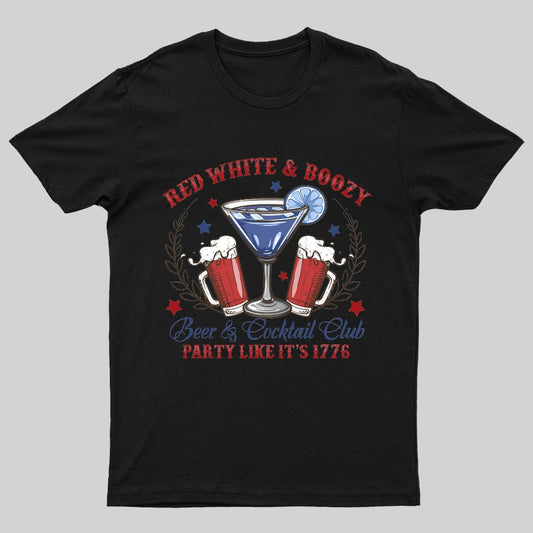 4th of July Social Club  America Nerdy T-Shirt