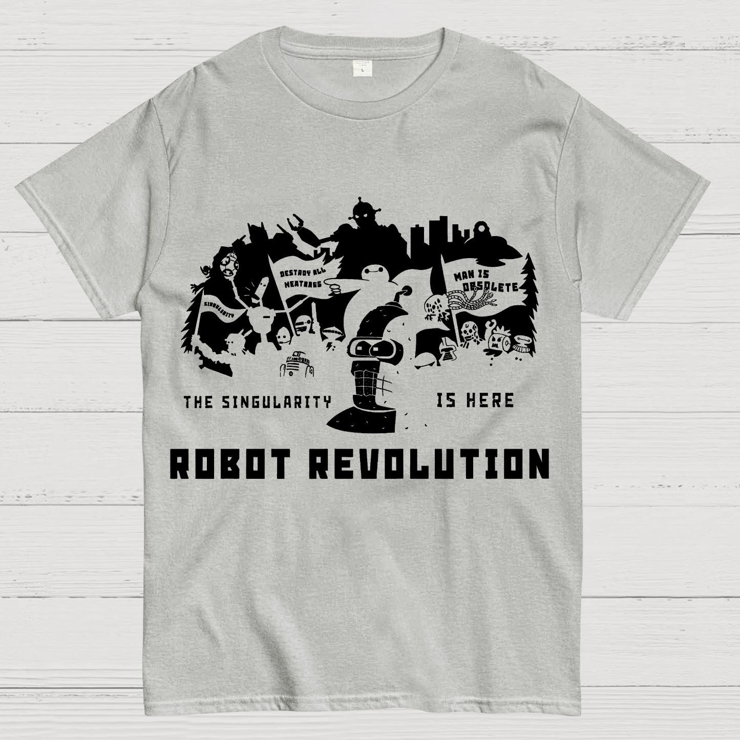 Robot Revolution Geek T-Shirt