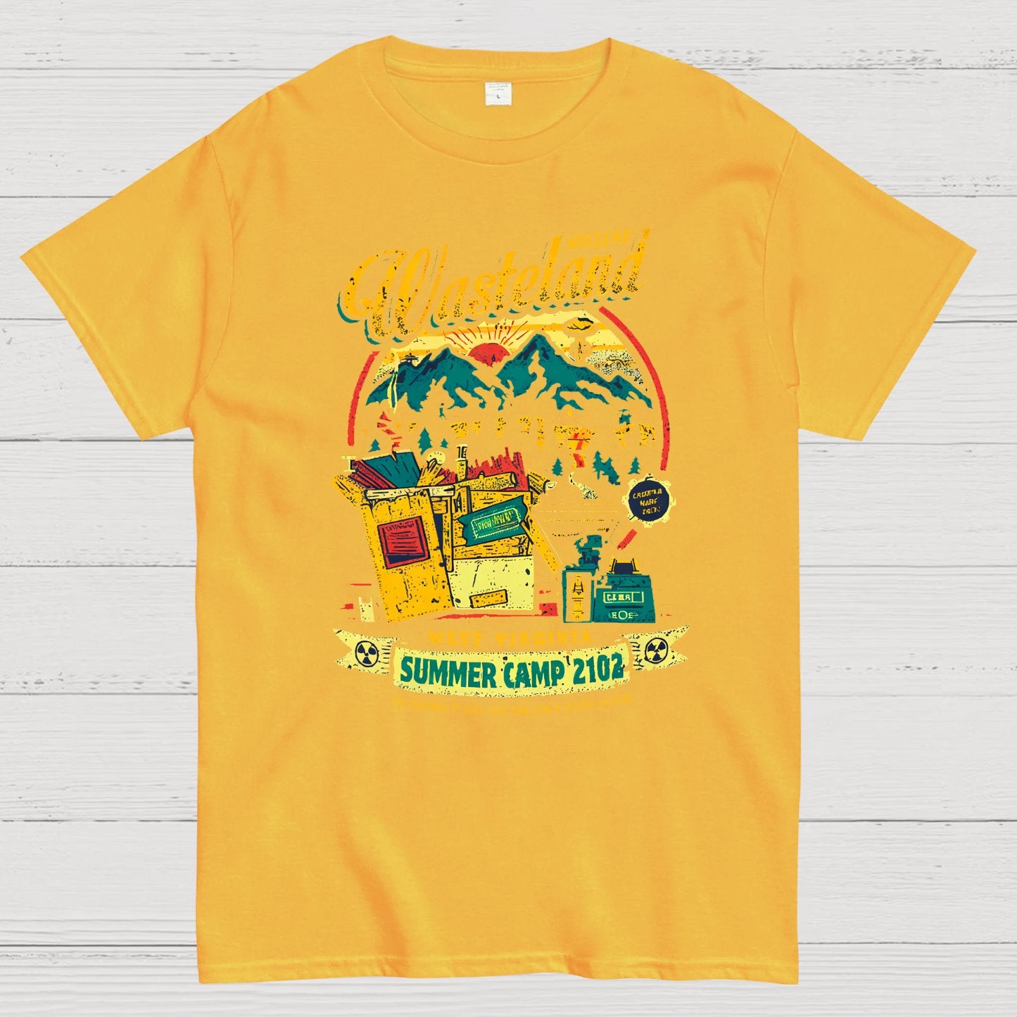 NUCLEAR SUMMER CAMP Nerdy T-Shirt