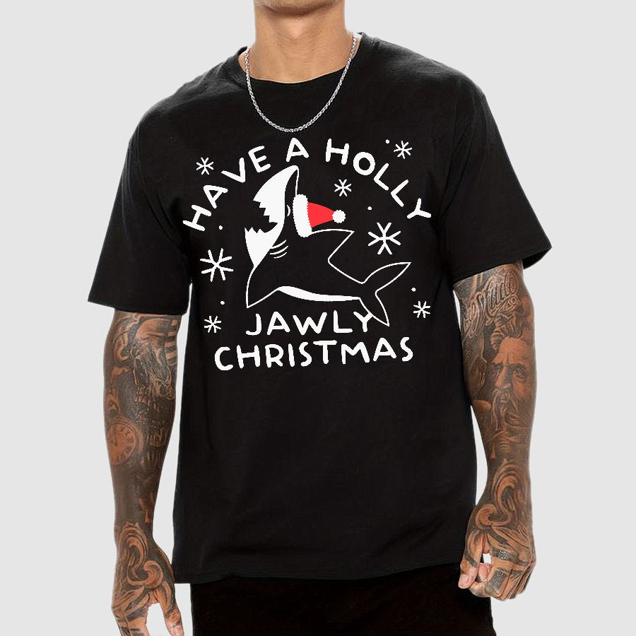 Have A Holly Jawly Christmas Geek T-Shirt
