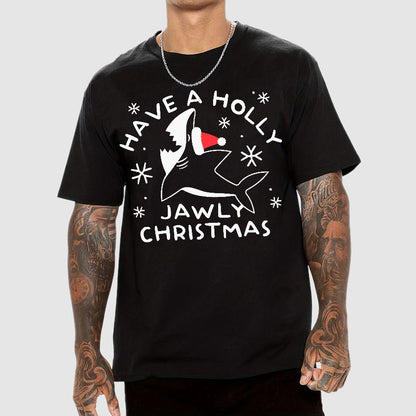 Have A Holly Jawly Christmas Geek T-Shirt