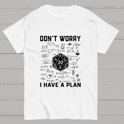 Don't Worry I Have A Plan, Funny Dungeon Chaotic Dragon Geeky T-Shirt