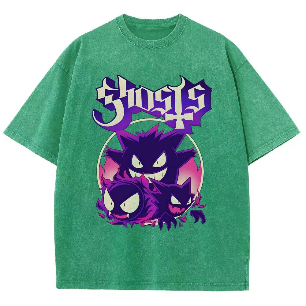 Haunted Ghosts Vintage Distressed T-shirt