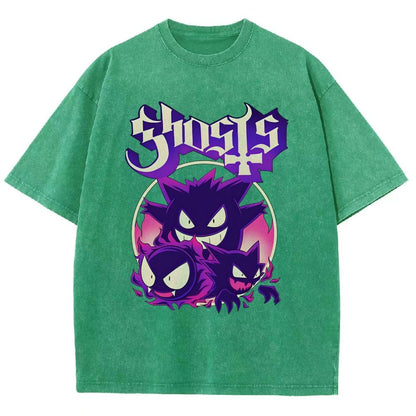 Haunted Ghosts Vintage Distressed T-shirt